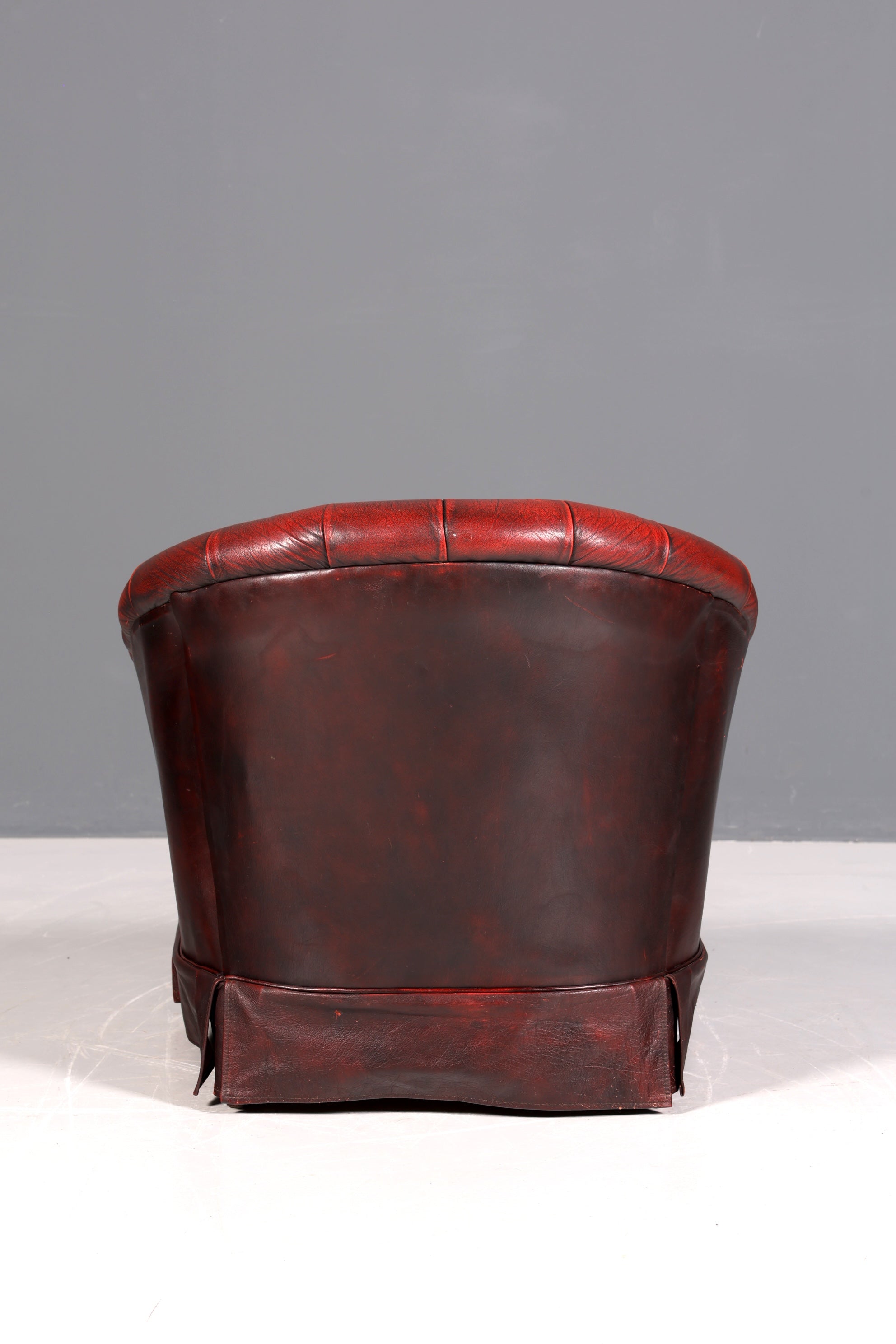 F845 Finish Stilvoller Original Chesterfield Sessel Englischer Armlehnsessel Englisch Herrensessel