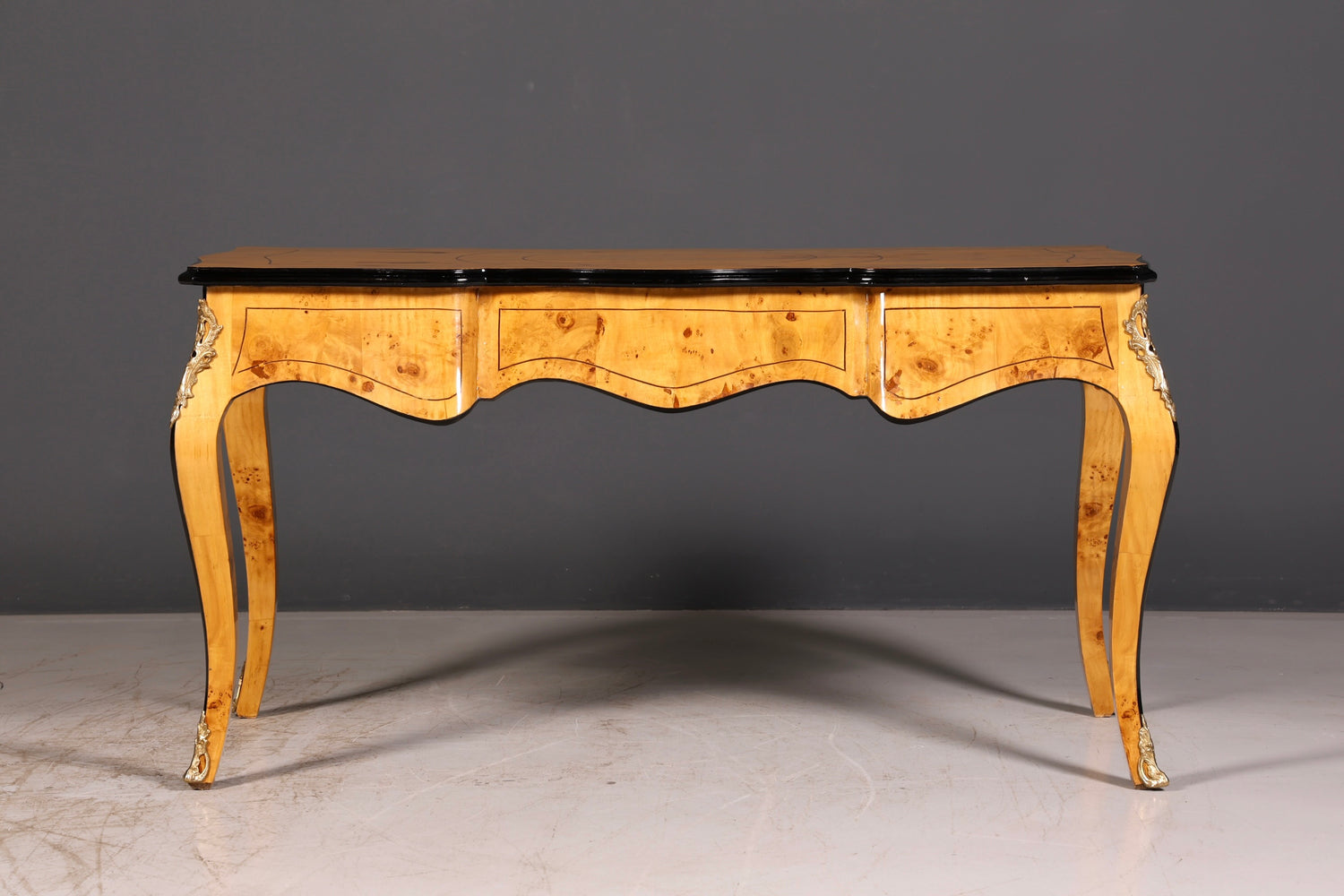 Beautiful Louis XV-style desk French office desk antique-style office table solid wood
