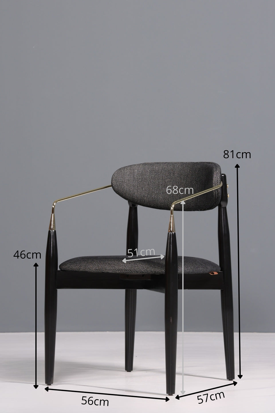 Edler Design Armlehnstuhl Lounge Sessel Dining Chair