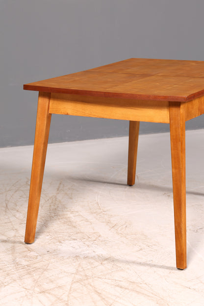 Traumhafter Mid Century Esstisch ausziehbar Vintage Tisch Retro Küchentisch Esszimmertisch echt Holz