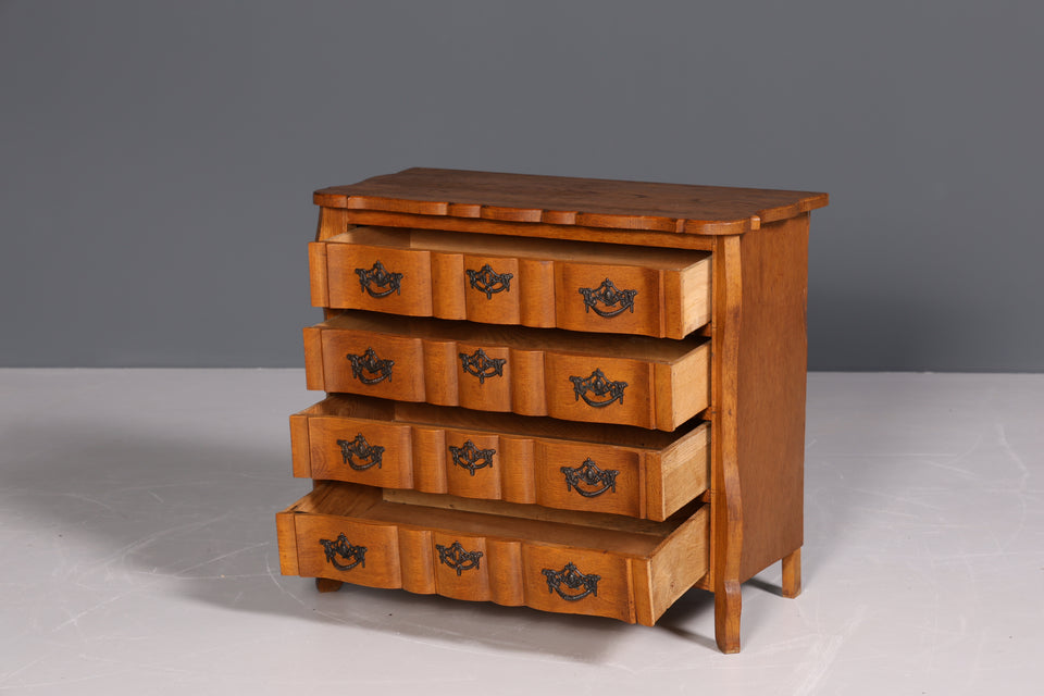 Traumhafte Barock Stil Kommode massiv Holz Eiche Sideboard