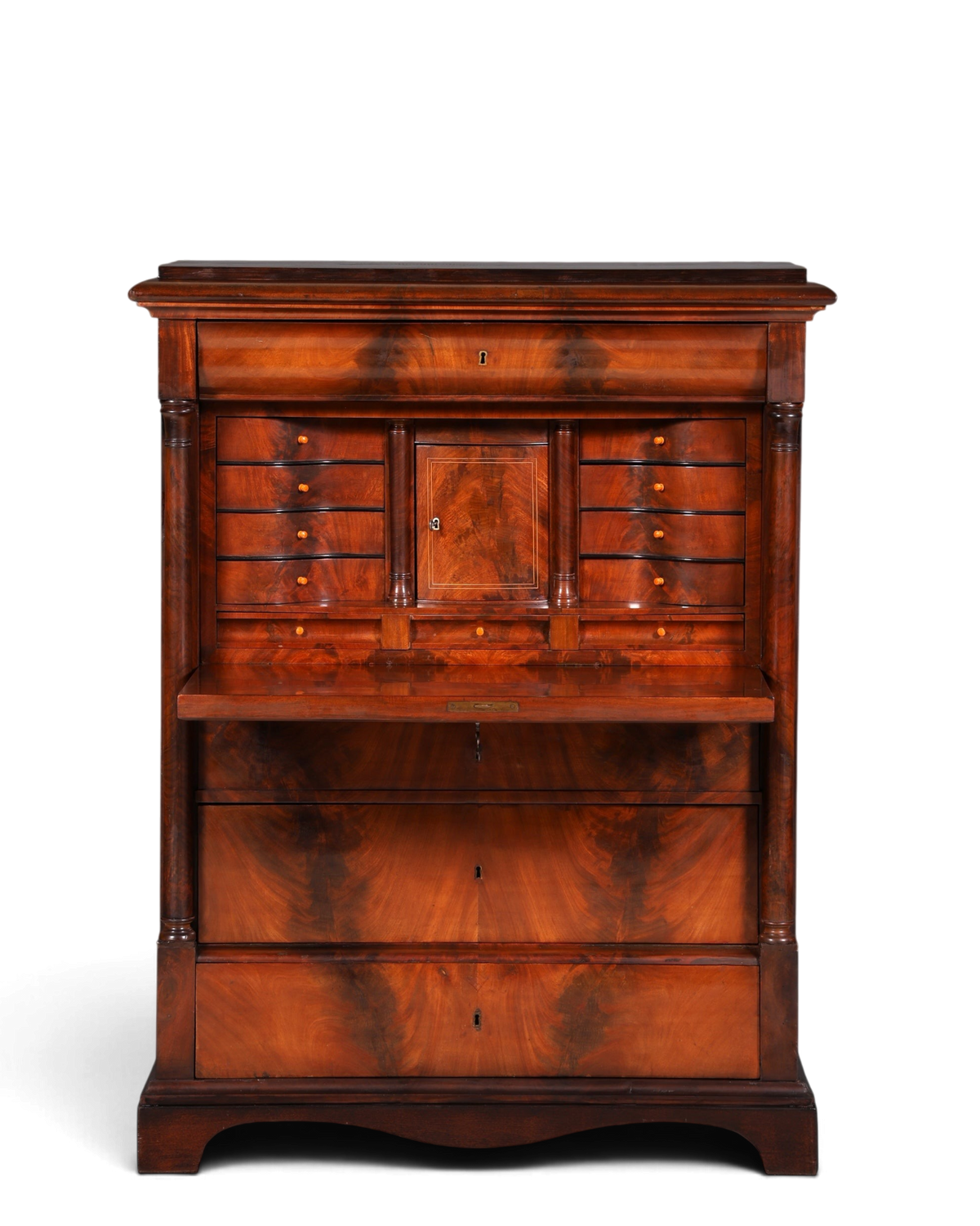 Wunderschöner Biedermeier Sekretär Gründerzeit Vertiko Antik Kommode Schreibkommode