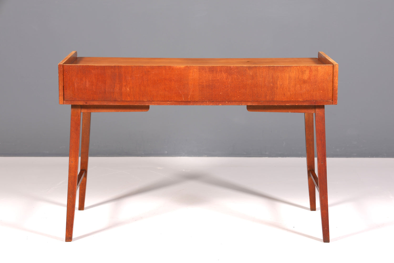 Wunderschöner Mid Century Schreibtisch Teak Holz Danish Design Bürotisch 60er Jahre Office Table