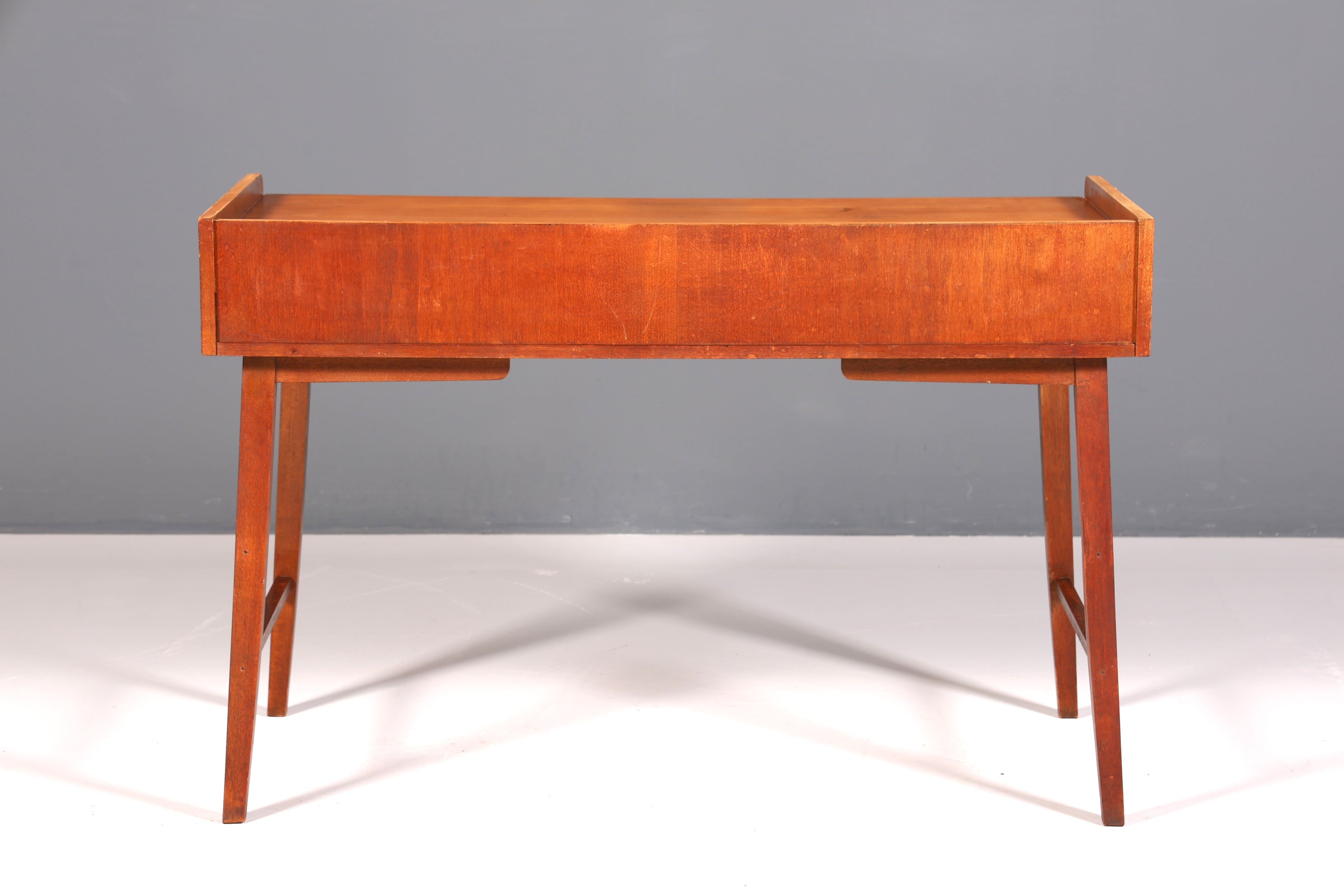 Wunderschöner Mid Century Schreibtisch Teak Holz Danish Design Bürotisch 60er Jahre Office Table