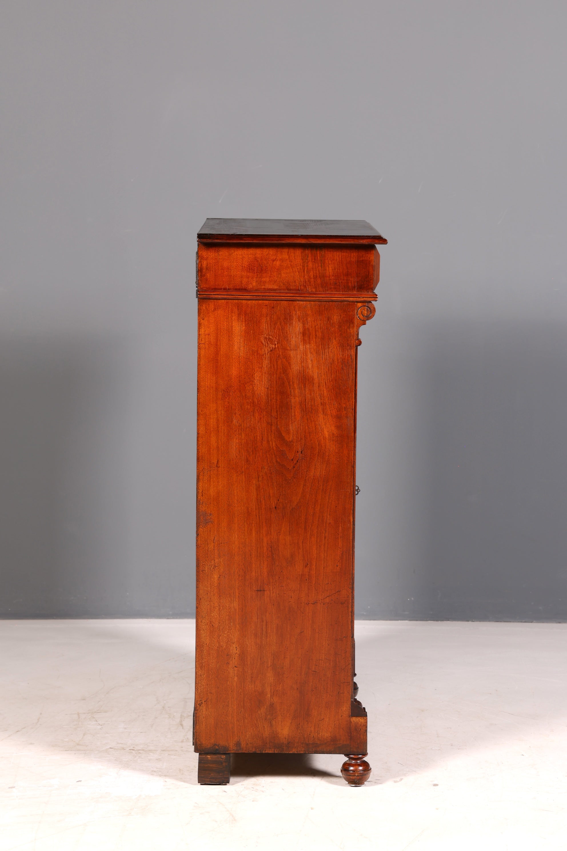 Stylish Gründerzeit cabinet, antique vertiko, Art Nouveau chest of drawers, hallway cabinet, solid wood