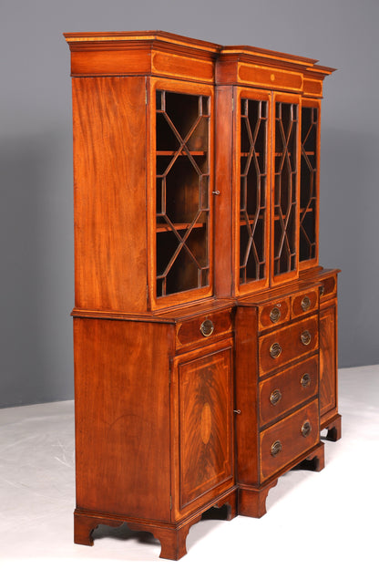 Wunderschöne Englische Vitrine Bibliothek Bücherschrank UK Buffet Schrank 60s Jahre