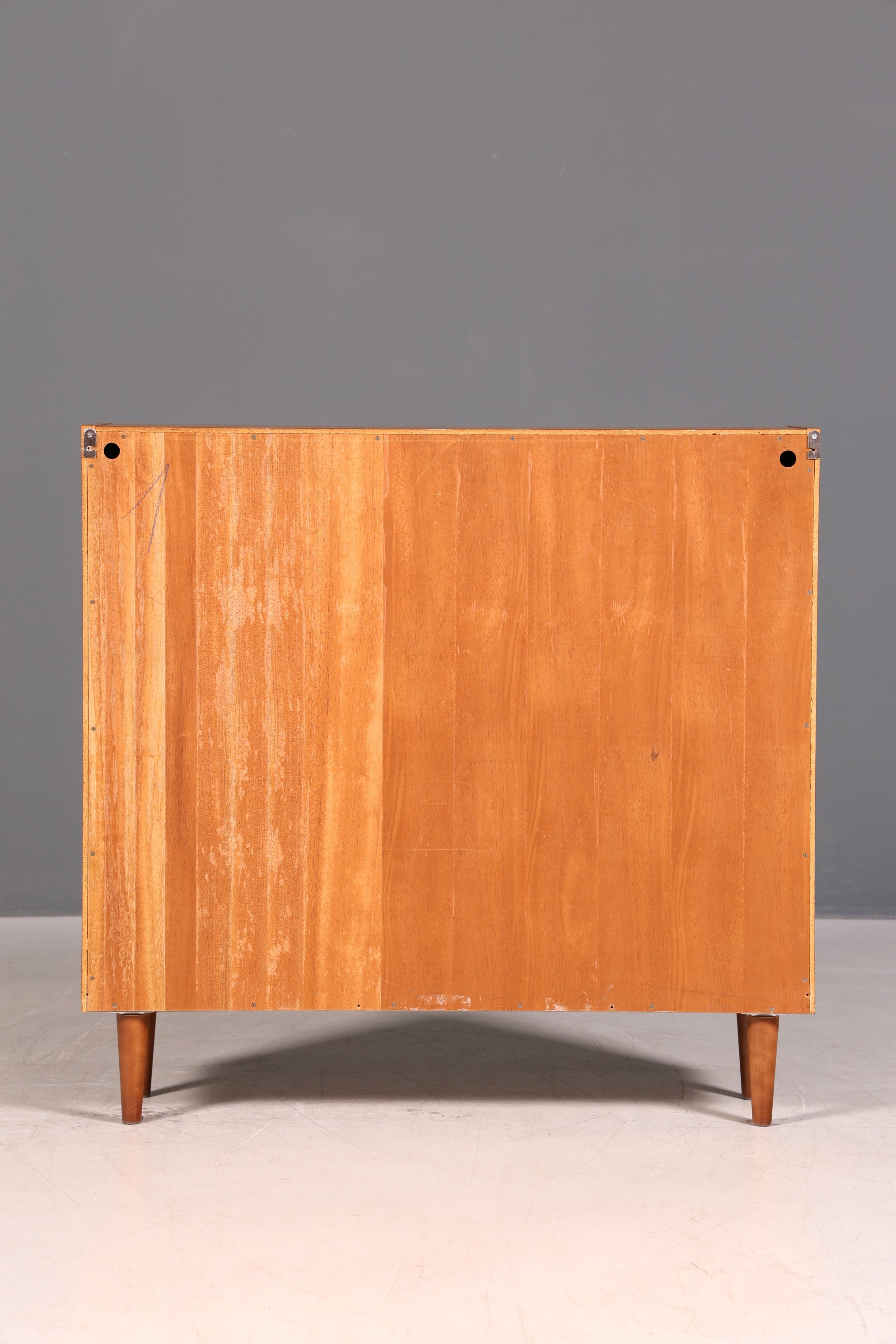 !!! Wunderschöner Hellerau Schrank Mid Century Highboard Vintage Vertiko Nussbaum Kleiderschrank