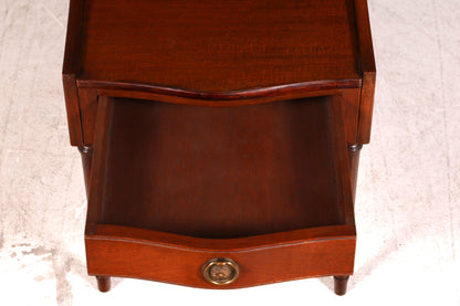 Wunderschöne Englische Kommode Mahagoni Echt Holz Nachttisch Telefontisch Beistelltisch Ablagetisch Antik Vintage