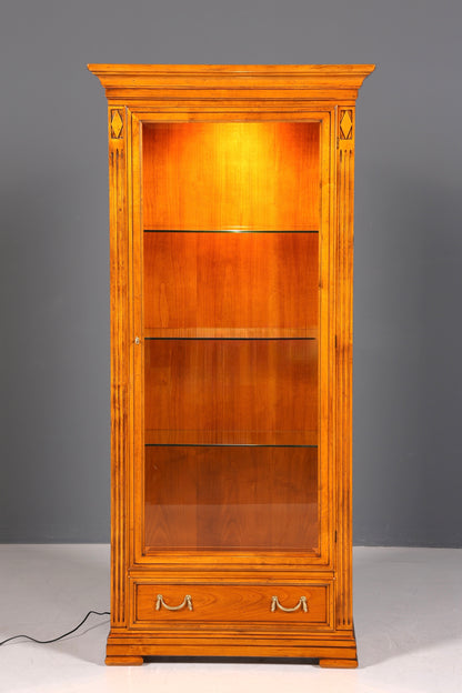 Traumhafte Original Selva Vitrine Antik Stil massiv Holz Buffet Villa Borghese Schrank Regal