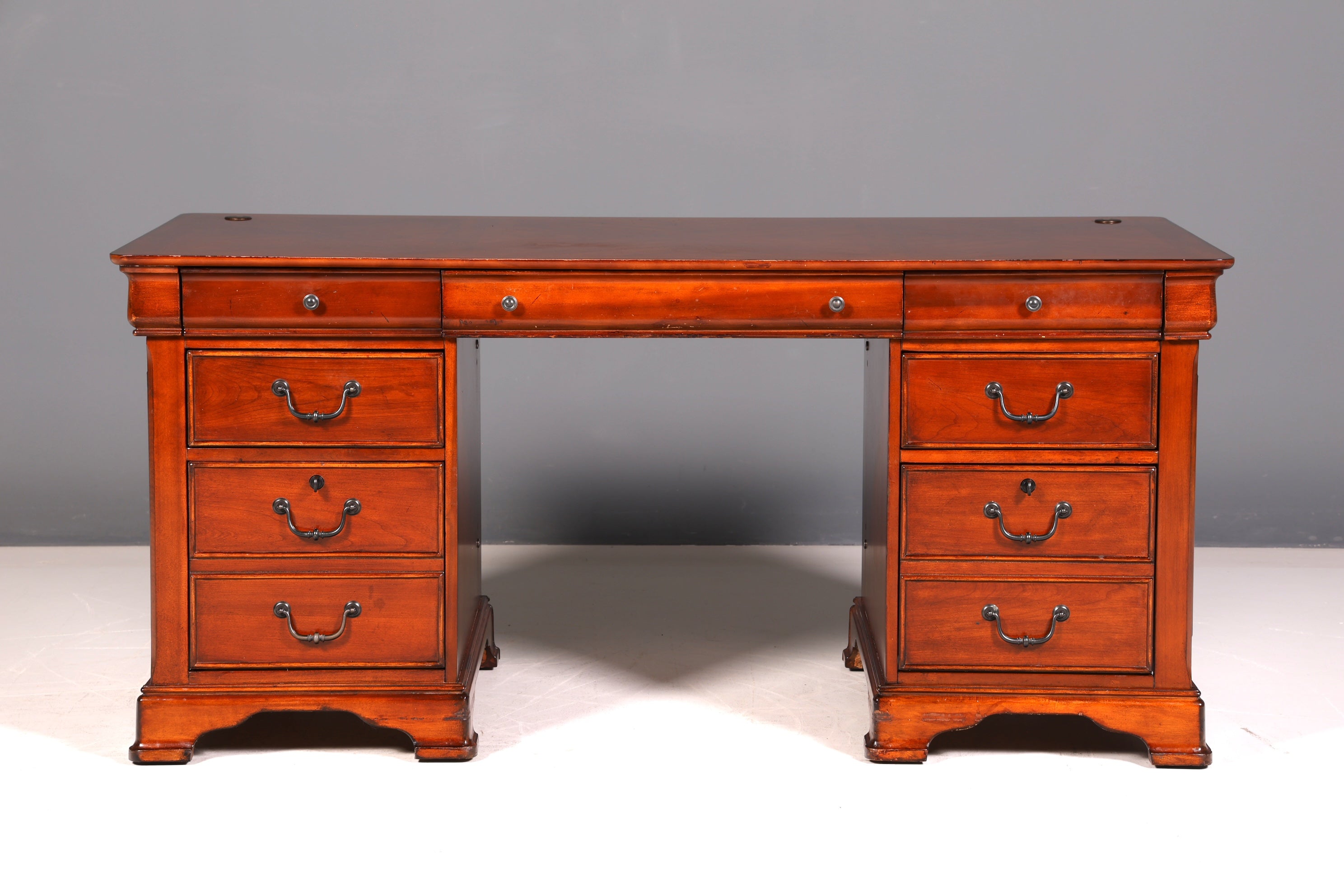 Wunderschöner Englischer Schreibtisch Liberty Furniture  Bürotisch Antik Office Desk