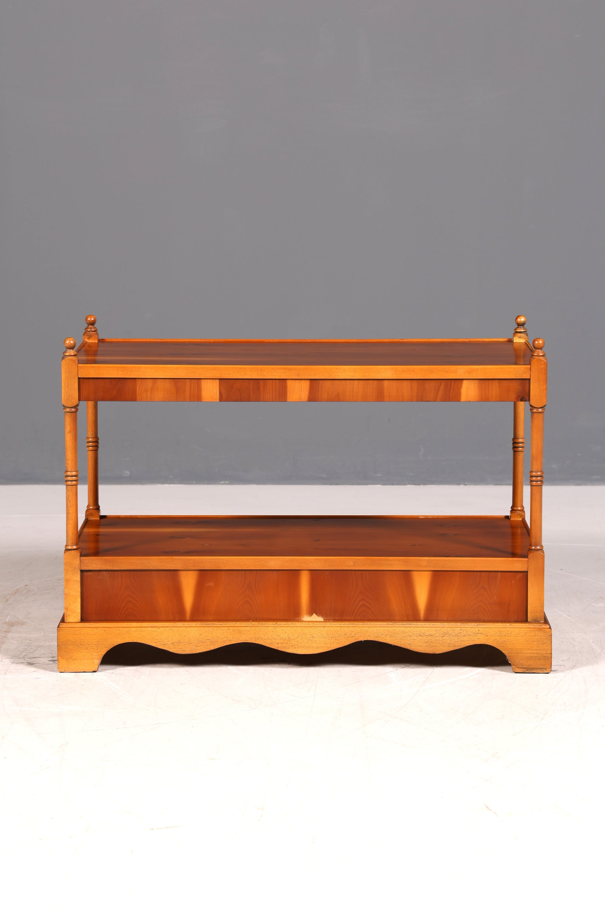 Wunderschöner Englischer Couchtisch Regency Stil Antik Ablagetisch Beistelltisch Schubladen Holz