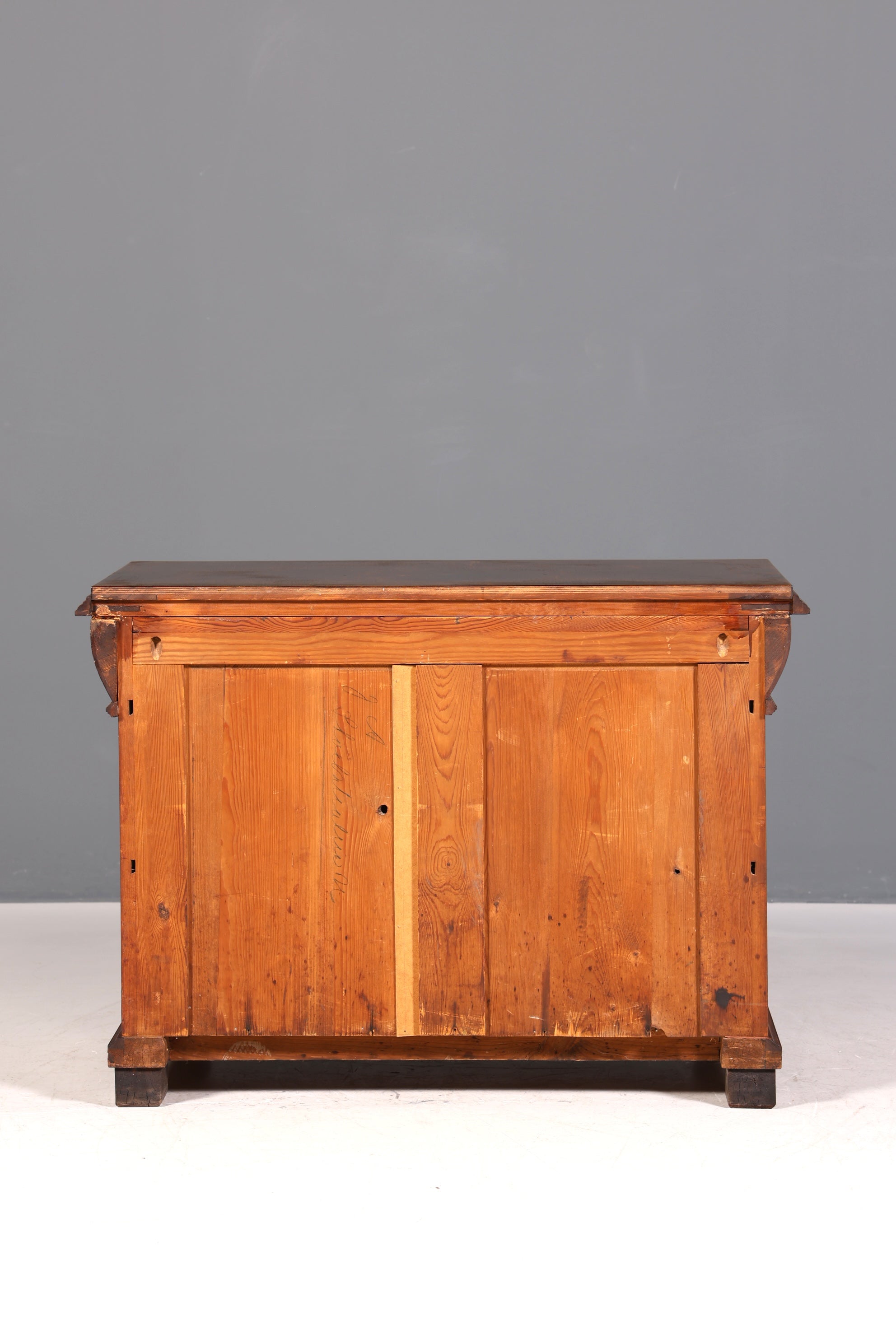 Stilvolle Gründerzeit Kommode Louis Philippe Nussbaum Schubladen Kommode Sideboard um 1880