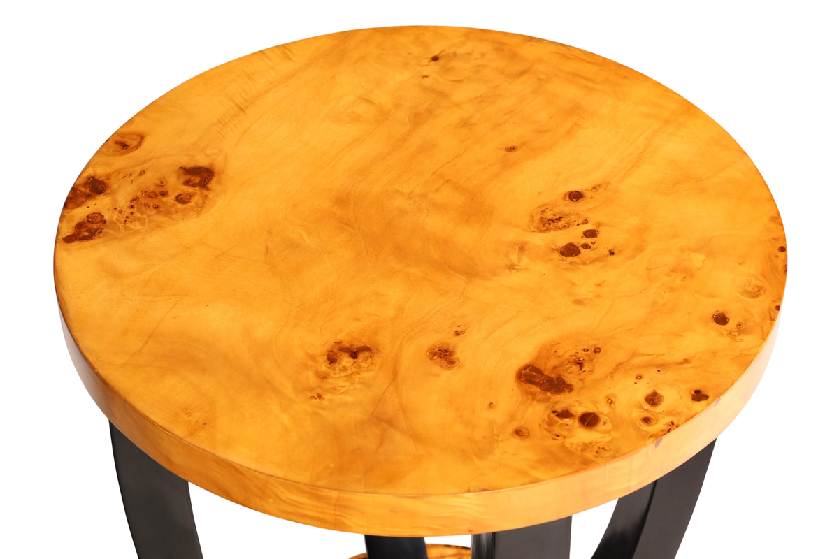 Traumhafter Art Deco Stil Beistelltisch Antik Stil Tisch Luxus Couchtisch Birke Ablagetisch