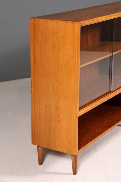 Wunderschöne Mid Century Vitrine Vintage Regal Retro Bücherregal Kommode Buchablage Bibliothek