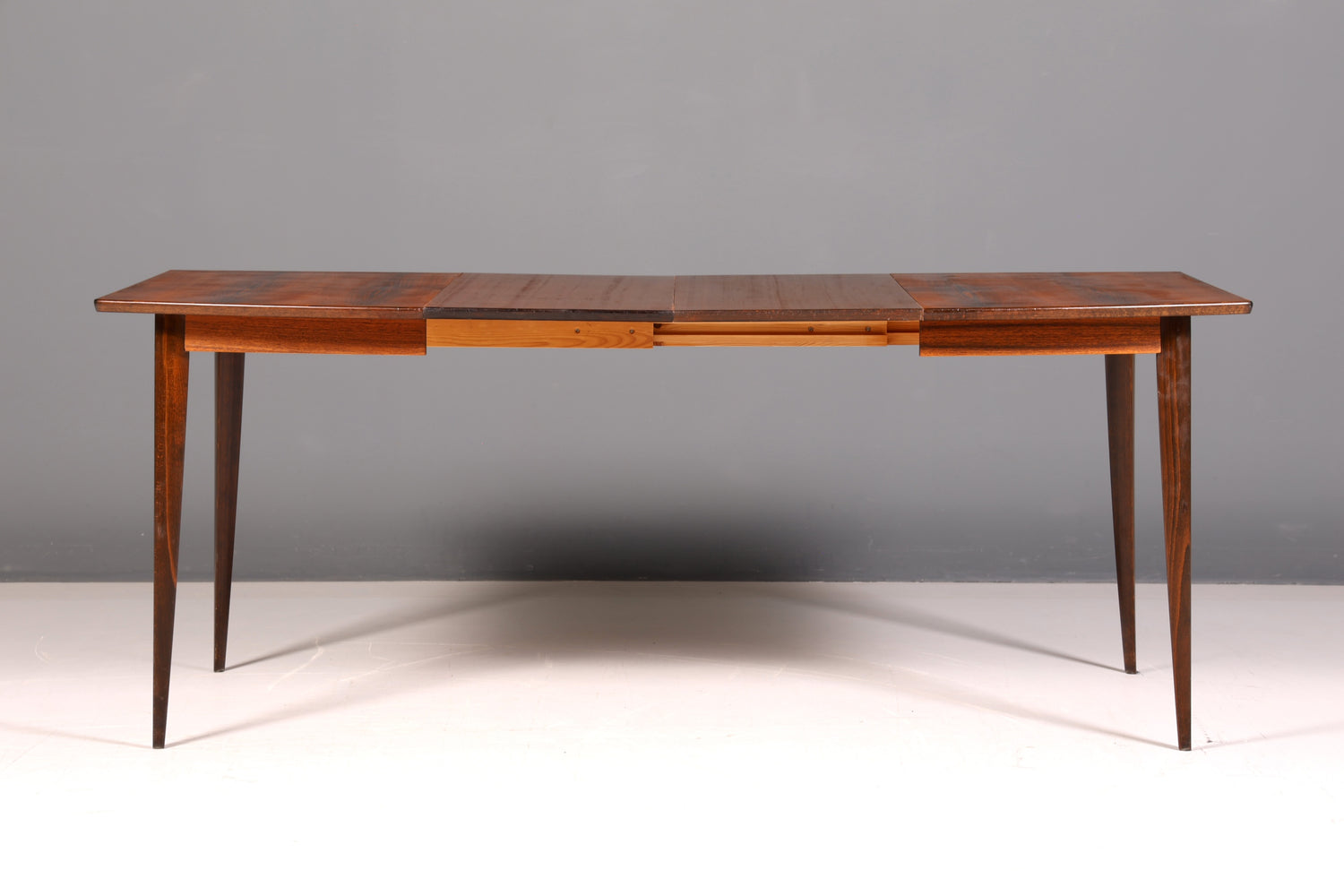 Schlichter Mid Century Esstisch Ausziehbar Palisander Vintage Tisch Retro Küchentisch 60s