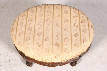 Wunderschöner Chippendale Hocker Barock Antik Stil Fussablage Schemel