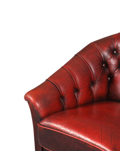F844 Finish Stilvoller Original Chesterfield Sessel Englischer Armlehnsessel Englisch Herrensessel