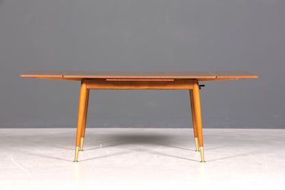F964 Finish Wunderschöner Mid Century Küchentisch Vintage Tisch ausziehbar und höhenverstellbar