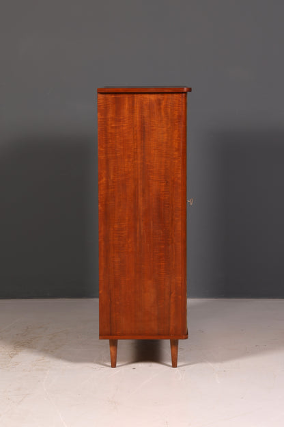 Wunderschöner Mid Century Schrank 60er Jahre Wäscheschrank Aktenschrank Kommode Vertiko Highboard Vintage