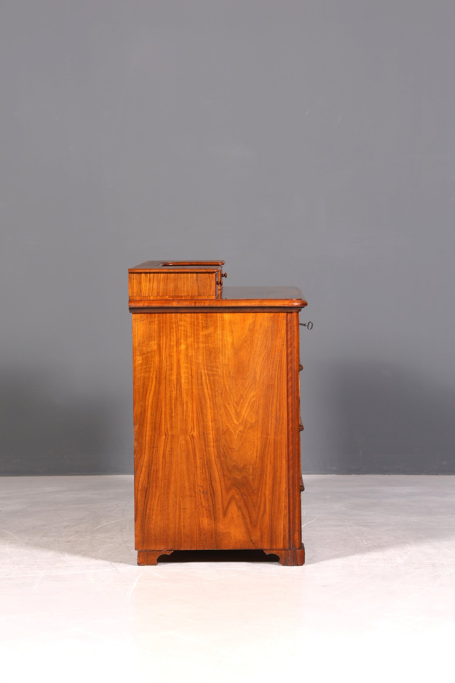 F963 Finish cm Wunderschöne Gründerzeit Kommode Louis Philippe Nussbaum Schubladen Kommode Sideboard um 1880