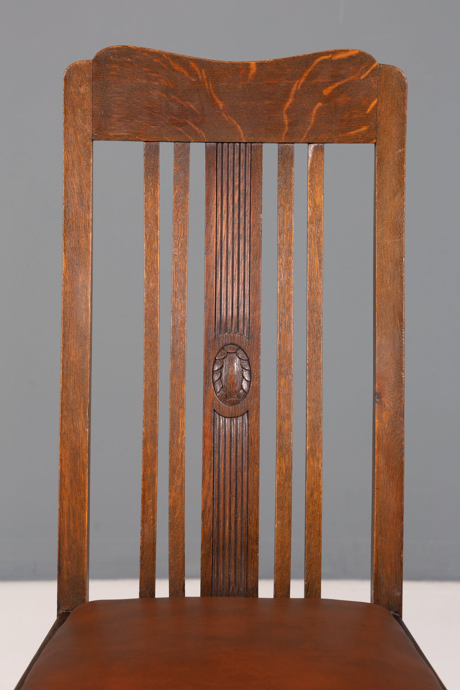 Traumhafter Jugendstil Stuhl Sekretär Stuhl Antik Eiche Küchenstuhl um 1900