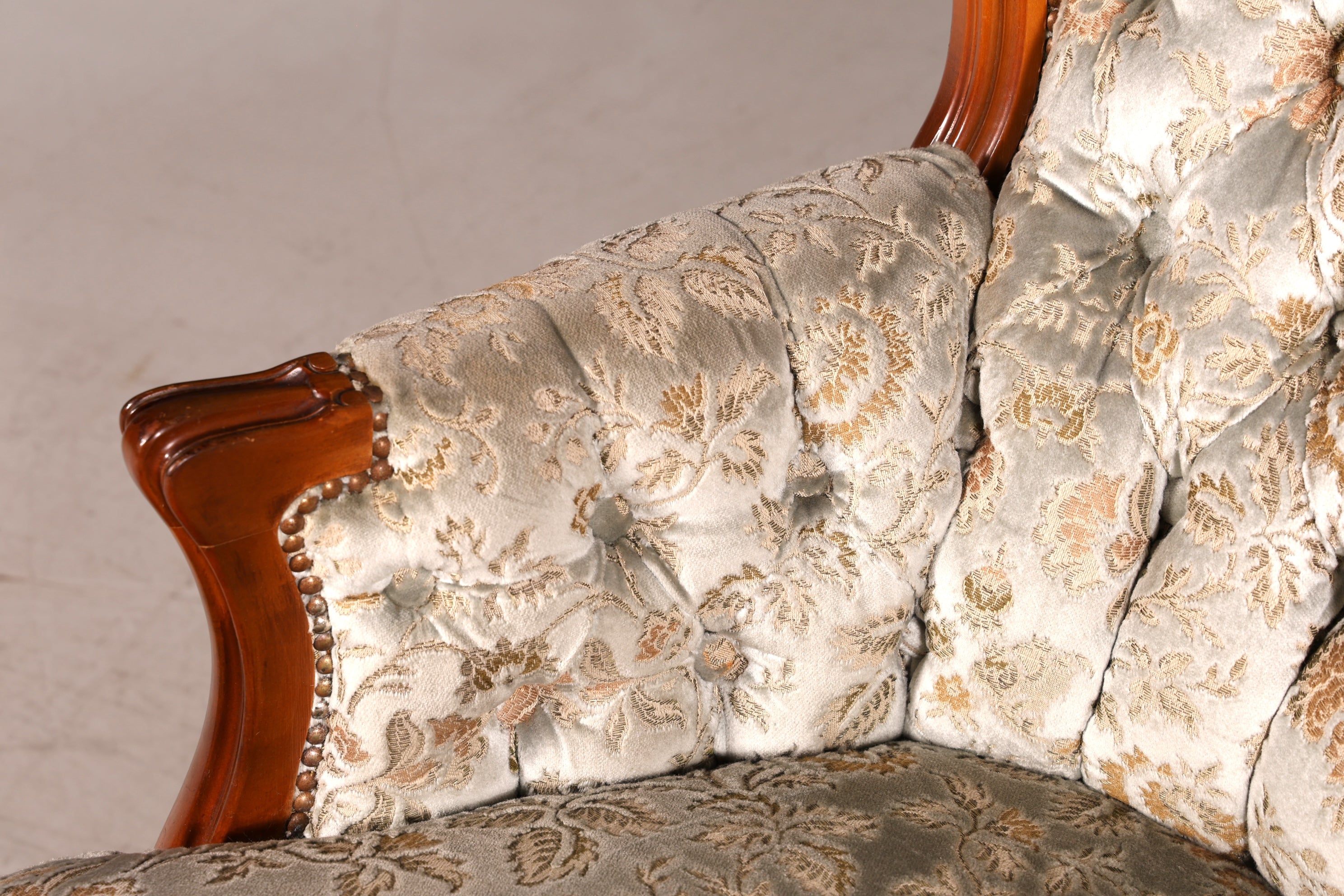 Wunderschöner Chippendale Sessel Antik Barock Stil Chesterfield Armlehnsessel 1 von 2