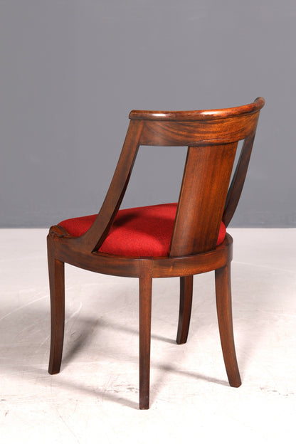 Edler Englischer Stuhl Englisch Gondelstuhl Dining Chair Antik 60s Mahagoni Küchenstuhl