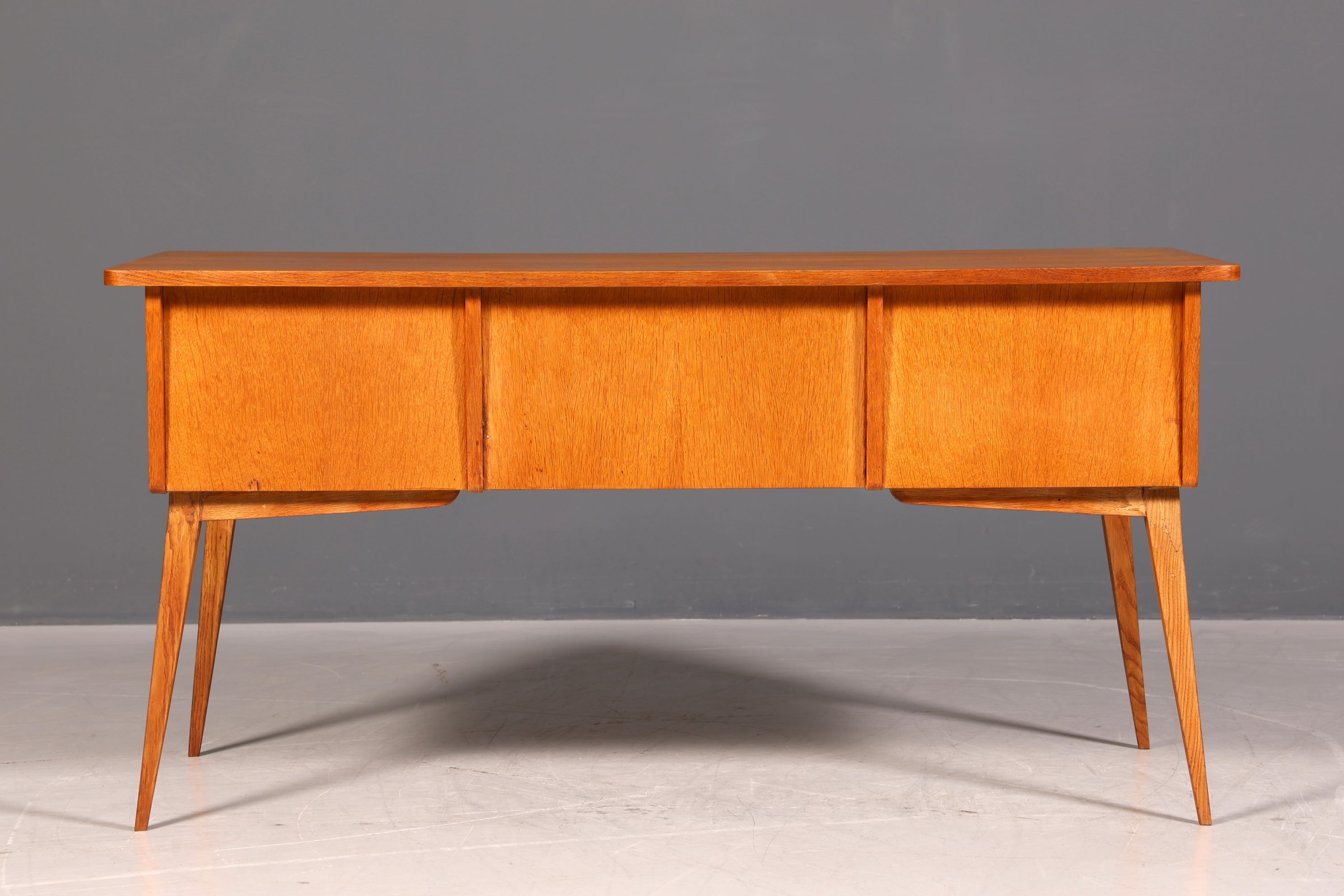 Original Hellerau Schreibtisch Modell Berolina Mid Century Franz Ehrlich Design Bürotisch Vintage Desk