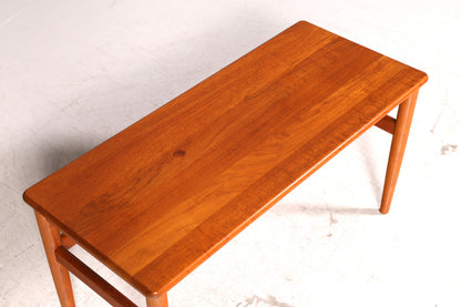 Wunderschöner Mid Century Couchtisch Teak Ablagetisch Vintage Coffee Table 70er Wohnzimmertisch 1 von 2
