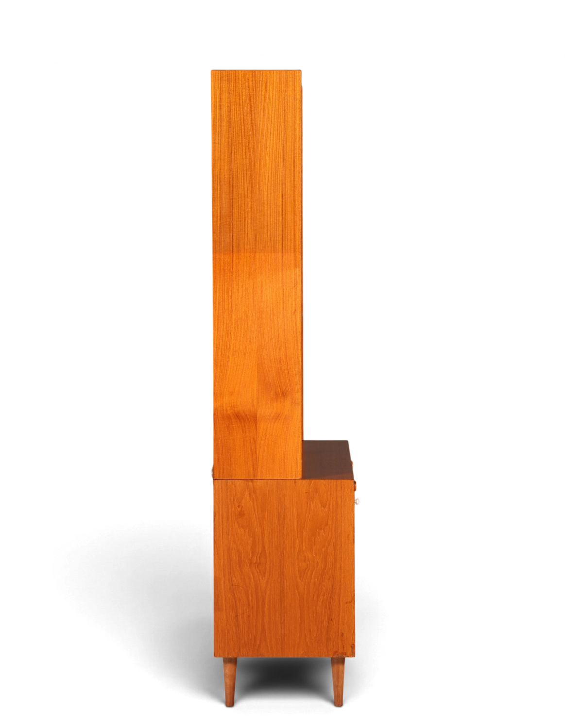 Wunderschönes Mid Century Regal Danish Design Teak Holz Schrank Retro Bücherregal Kommode 1 von 2