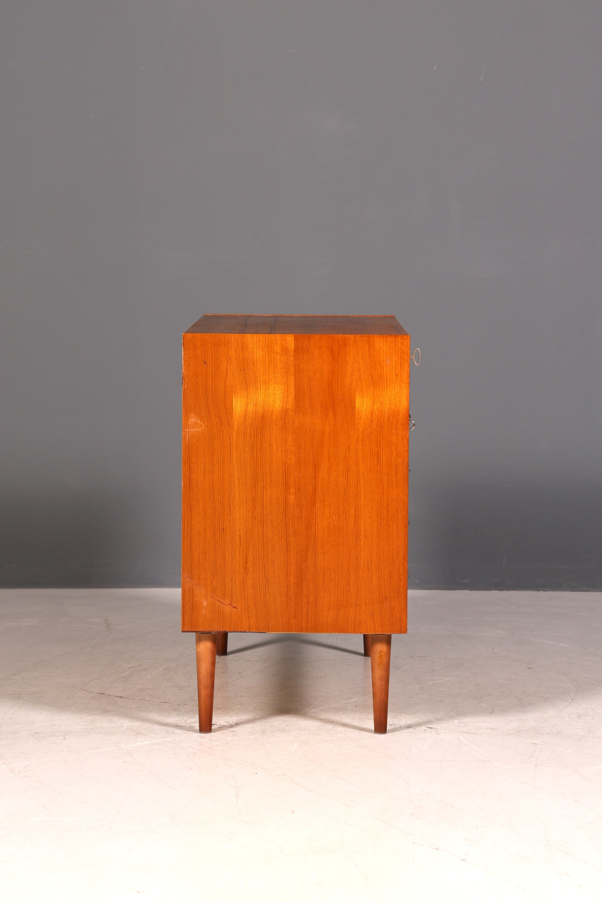 Traumhafte Mid Century Kommode echt Holz Sideboard Vintage Schubladen Kommode