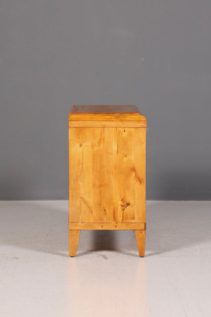 Wunderschöne Original Biedermeier Kommode Birke Antik um 1880 Schubladenkommode Sideboard Massivholz