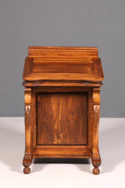 Wunderschöner Englischer Davenport Schreibtisch Desk Sekretär Schreibkommode Viktiorianischen Stil Kommode Antik Vintage