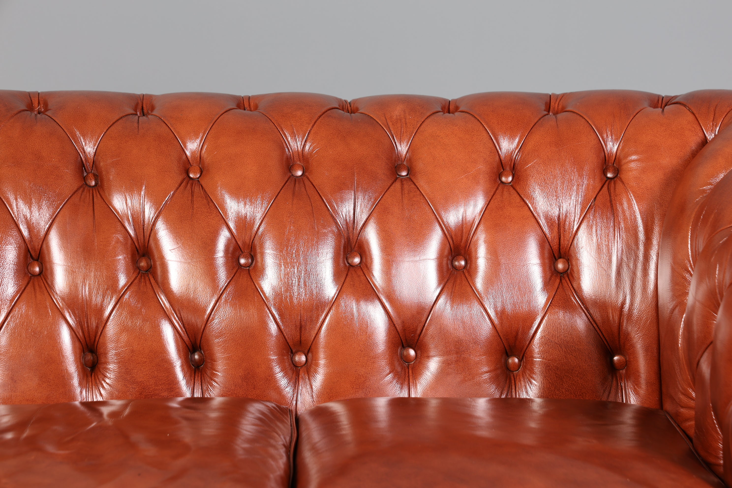 Wunderschönes Original Chesterfield Sofa 3-Sitzer Couch England Polstersofa