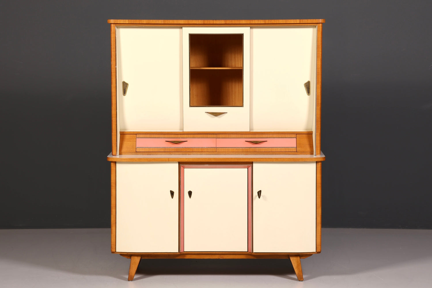 Kultiger Mid Century Küchenschrank Vintage Buffet Retro Anrichte 60er Jahre