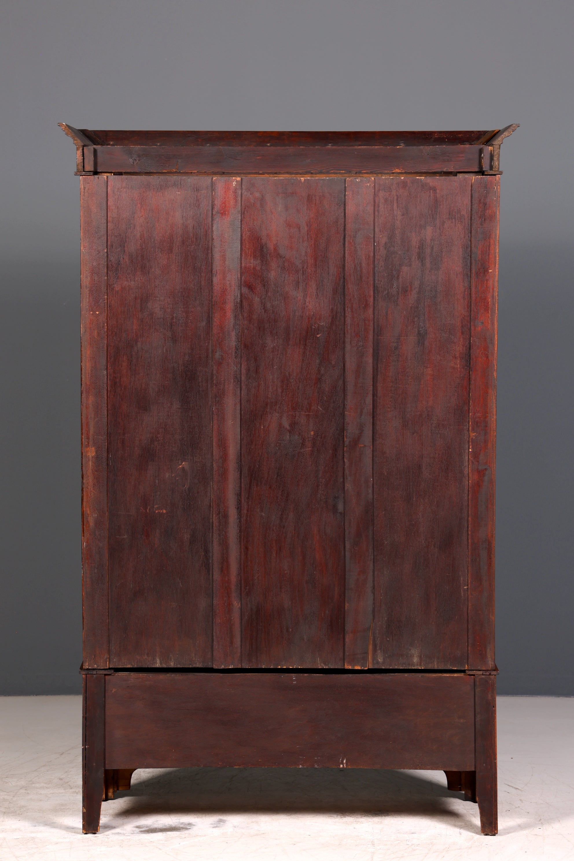 Traumhafter Englischer Jugendstil Schrank um 1910 massiv Holz Kleiderschrank