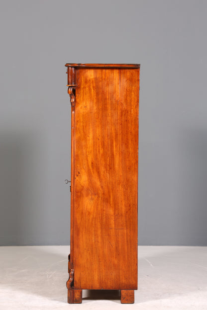 Traumhafter Louis Philippe Schrank um 1880 Gründerzeit Vertiko Highboard Schrank