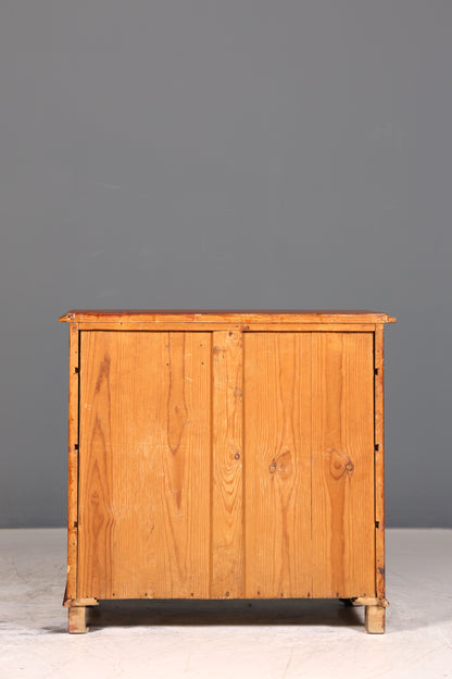 Wunderschöne Gründerzeit Kommode Louis Philippe echt Holz Schubladen Kommode um 1880
