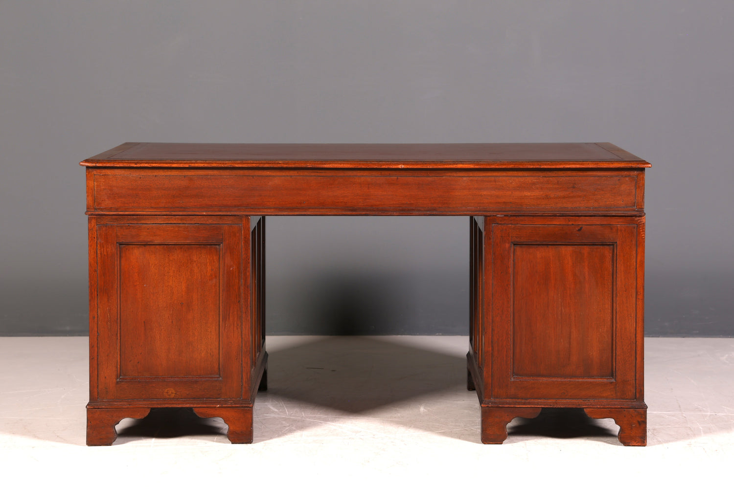 Wunderschöner Englischer Schreibtisch echt Lederauflage Bürotisch Antik Stil Office Desk