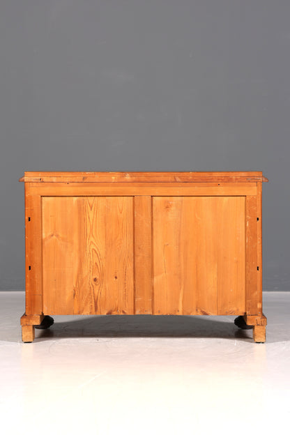 Edle Gründerzeit Kommode Louis Philippe Nussbaum Schubladen Kommode Sideboard um 1880
