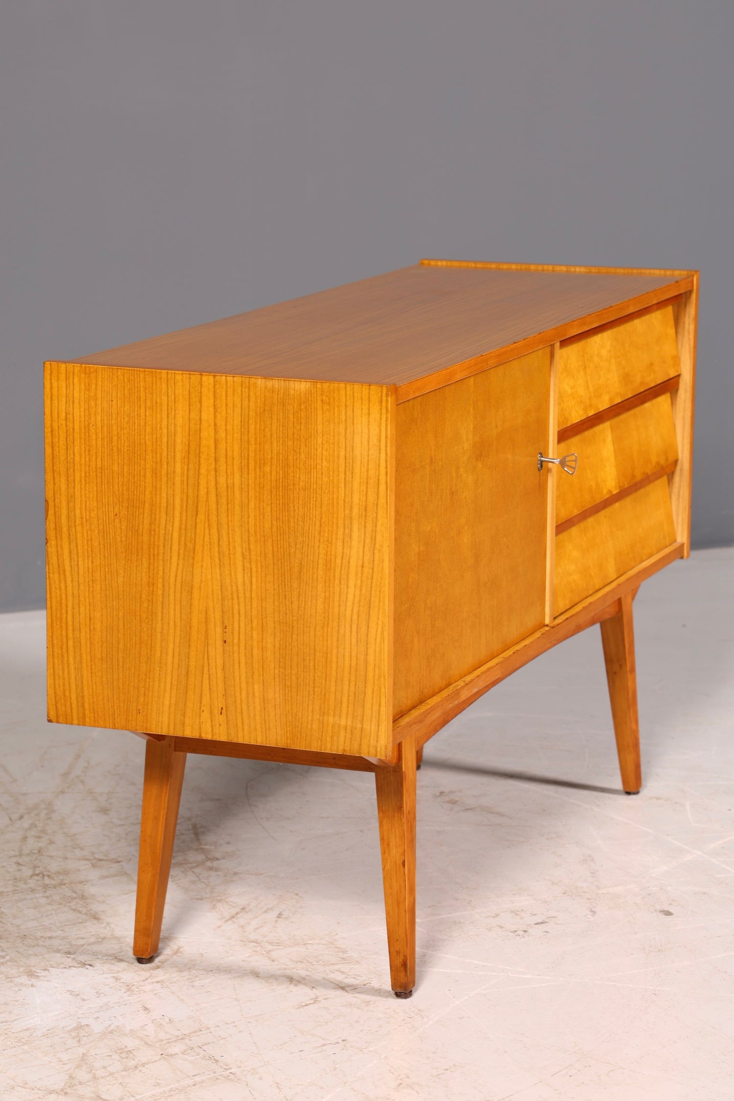 Beautiful mid-century sideboard, vintage TV cabinet, 1960s cabinet, credenza, lowboard, genuine wood