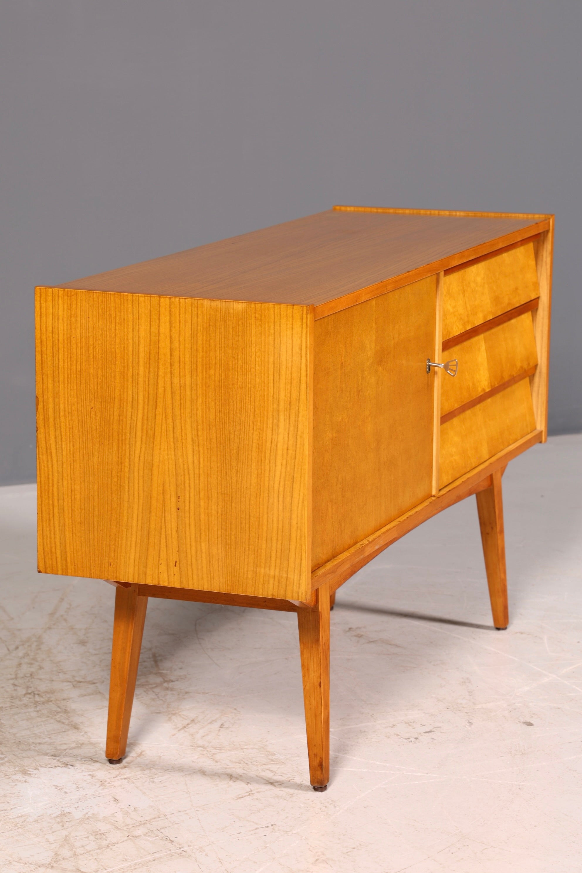 Beautiful mid-century sideboard, vintage TV cabinet, 1960s cabinet, credenza, lowboard, genuine wood