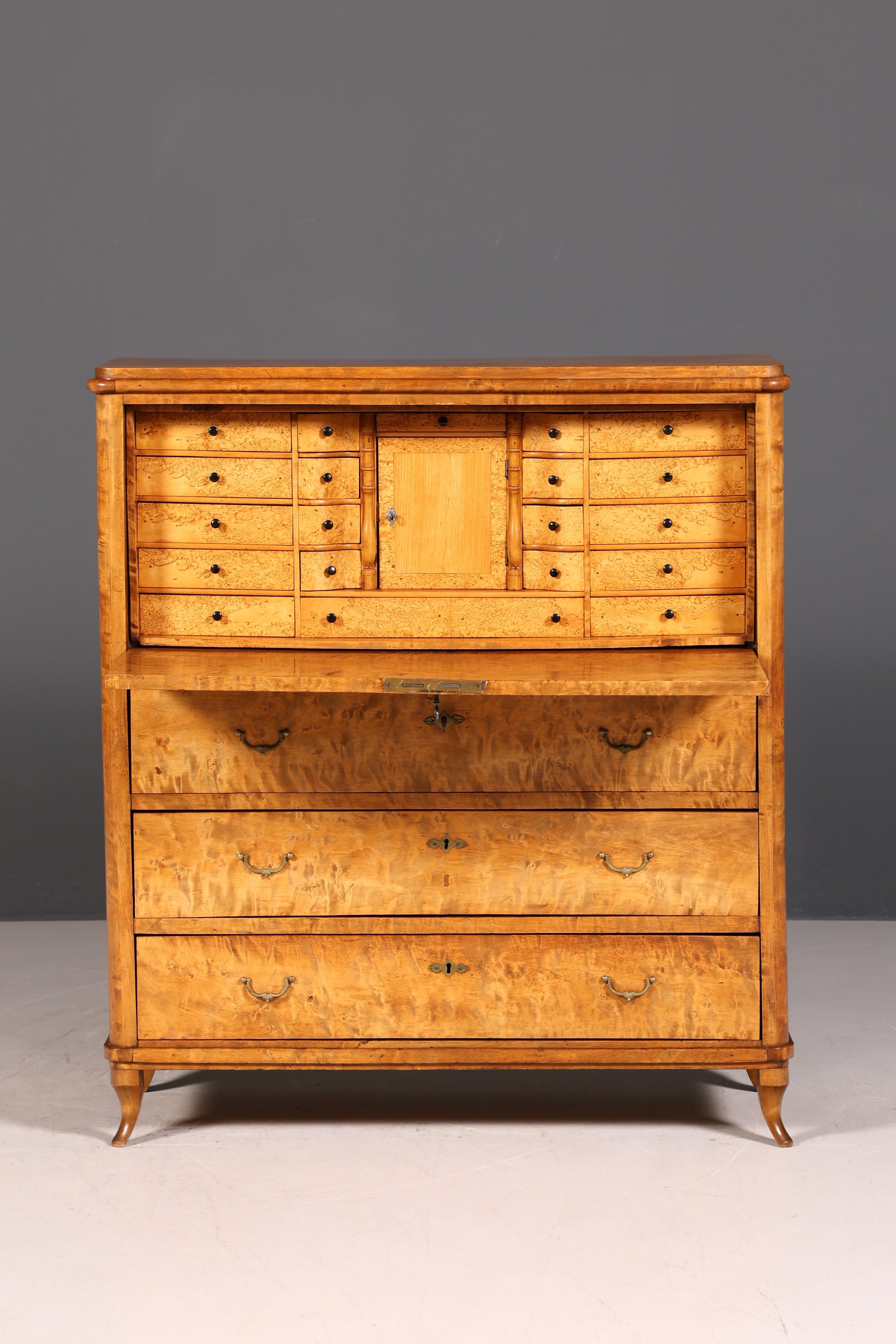 Traumhafter Sekretär im Biedermeier Stil um 1930 Schreibmöbel echt Holz Vertiko Kommode Schubladenkommode