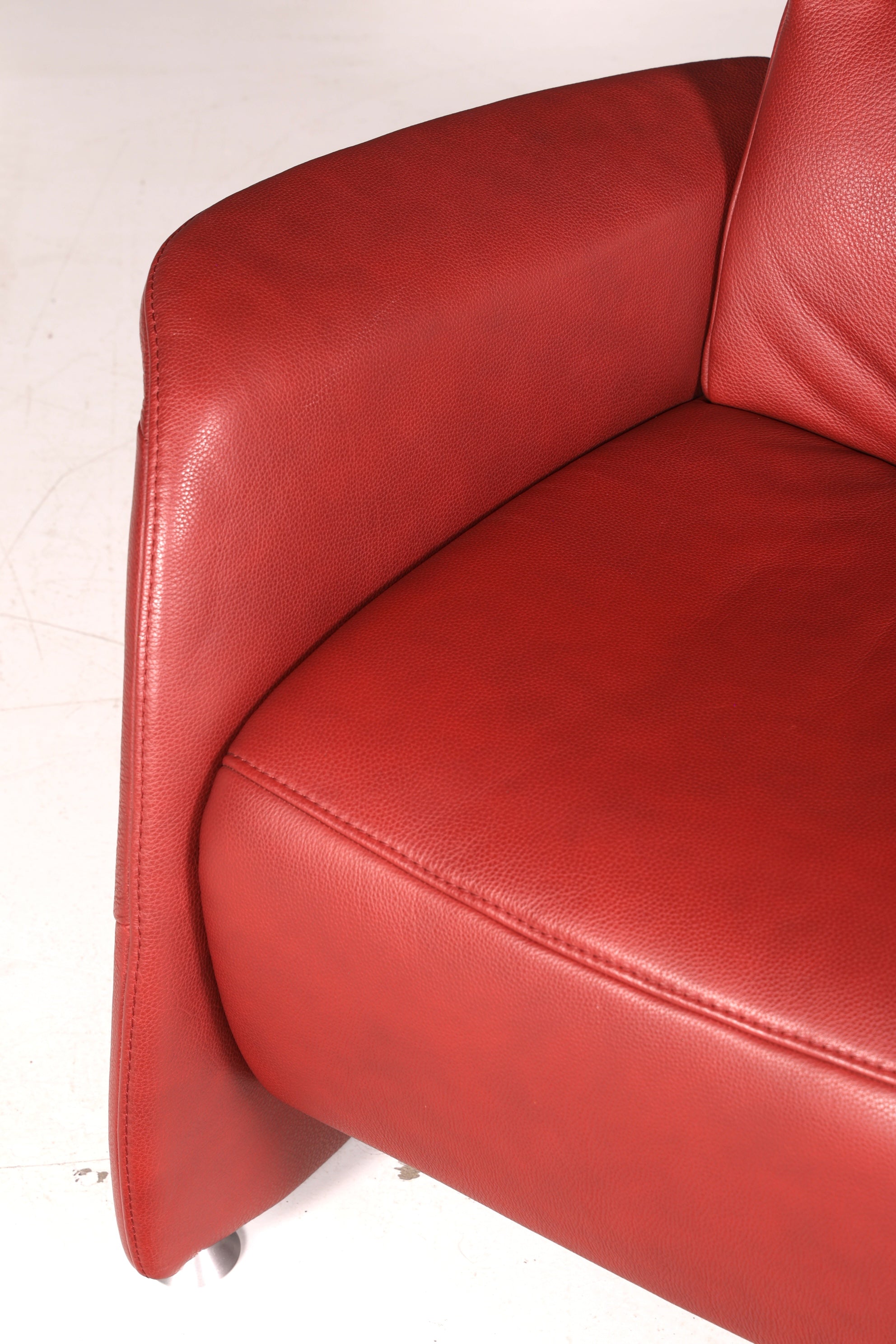 Edler Himolla Relaxsessel Ledersessel Echt Leder Rostrot Sessel Fernsehsessel Loungesessel Vintage