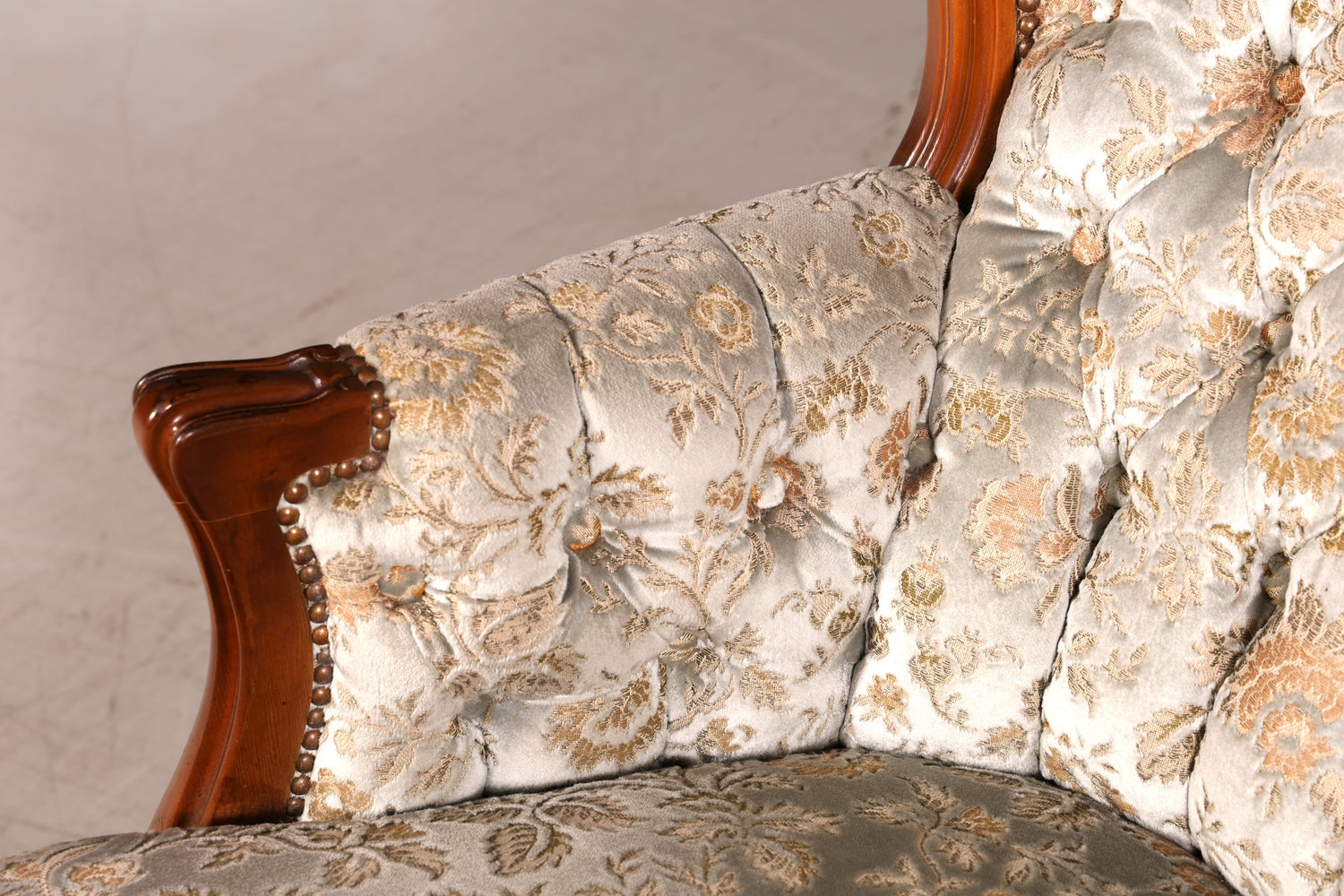 Wunderschöner Chippendale Sessel Antik Barock Stil Chesterfield Armlehnsessel 2 von 2