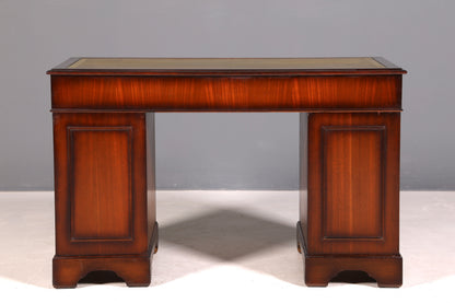 G361 Finish Wunderschöner Englischer Schreibtisch echt Lederauflage Bürotisch Antik Stil Office Desk (Kopie)