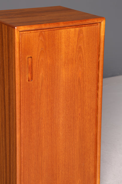 Edles Mid Century Teak Schränkchen Danish Design Kommode Beistellschrank Vintage 60er Danish Design