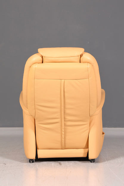 Wunderschöner Himolla Relaxsessel Echtleder Beige Fernsehsessel Ruhesessel mit Liegefunktion Vintage