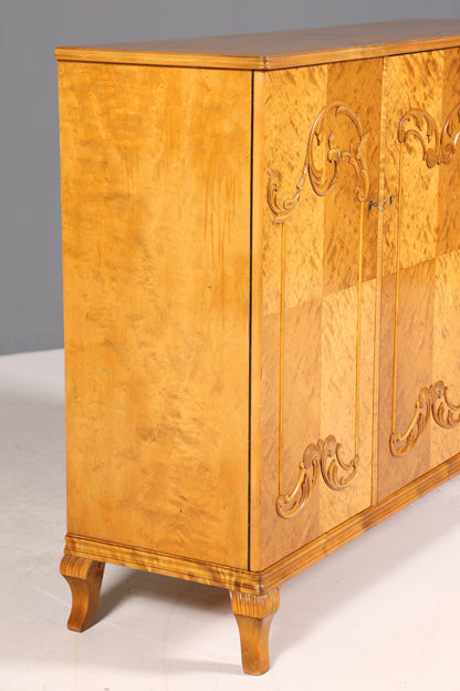Wunderschöner Original Art Deco Schrank Vertiko Sideboard um 1930 Highboard Brike Kommode