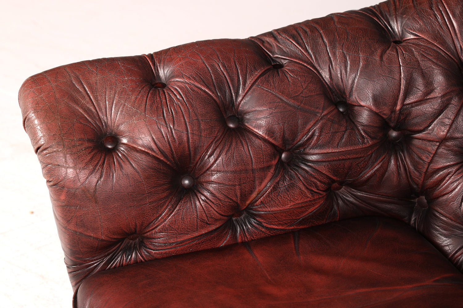 Stilvoller Original Chesterfield Sessel Englischer Armlehnsessel Englisch Herrensessel Antik Leder